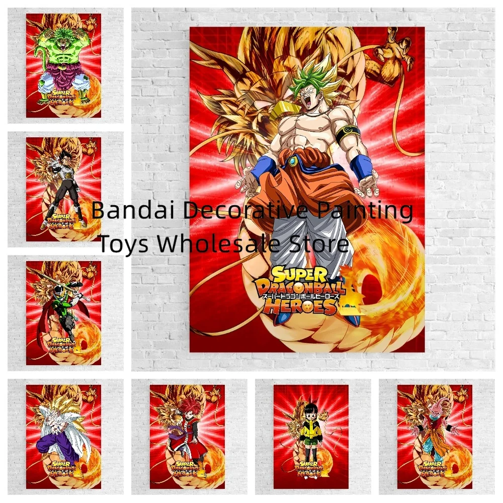 Classic Anime HD Canvas Painting Poster Wall Art Print Dragon Ball Son Goku Decorative Pictures for Living Room No Frame Gifts