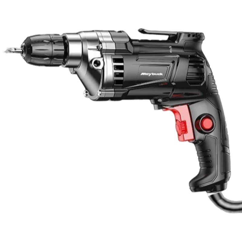 Multifunctional 220V Corded Impact Hand Drill Aluminum Housing Household Electric Screwdriver Drilling Power Tool