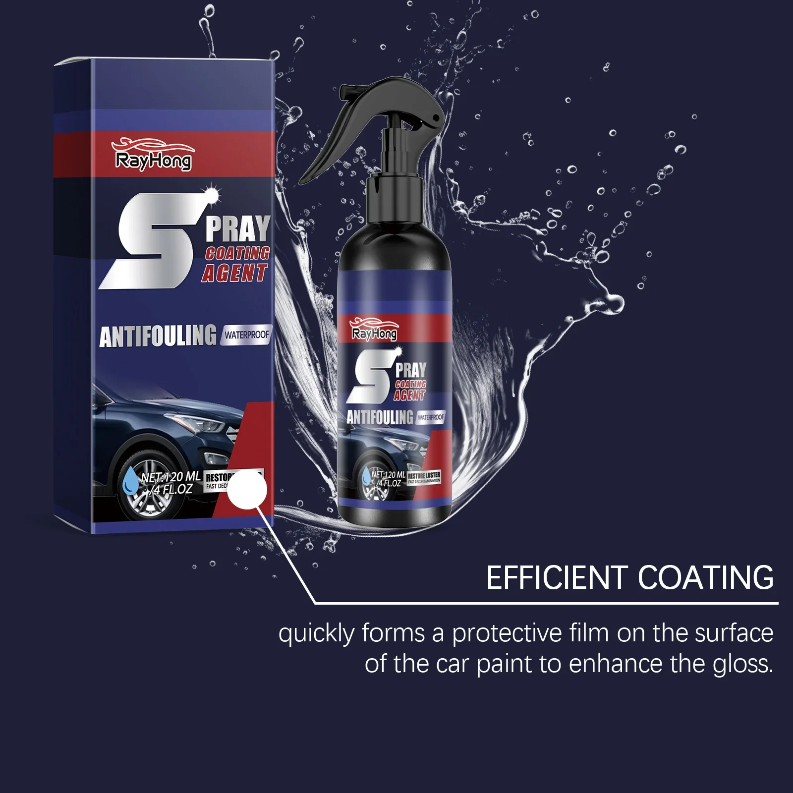 

Профессиональный нанокерамический спрей для автомобильного покрытия, 120 мл — усовершенствованная защита краски с глянцевой отделкой, защита от ультрафиолета