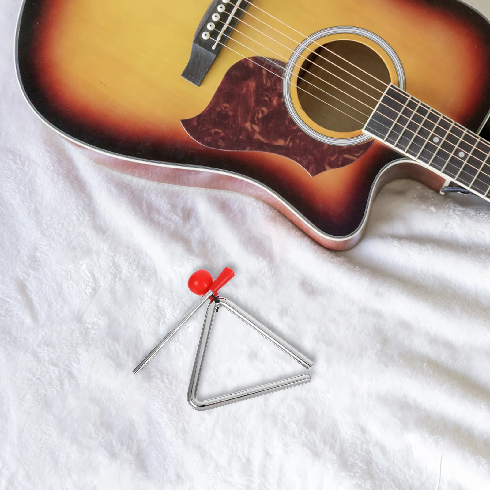 

Steel Musical Triangle Instrument Striker Hand Percussion Education Music Band Performance Hand Percussion Triangles