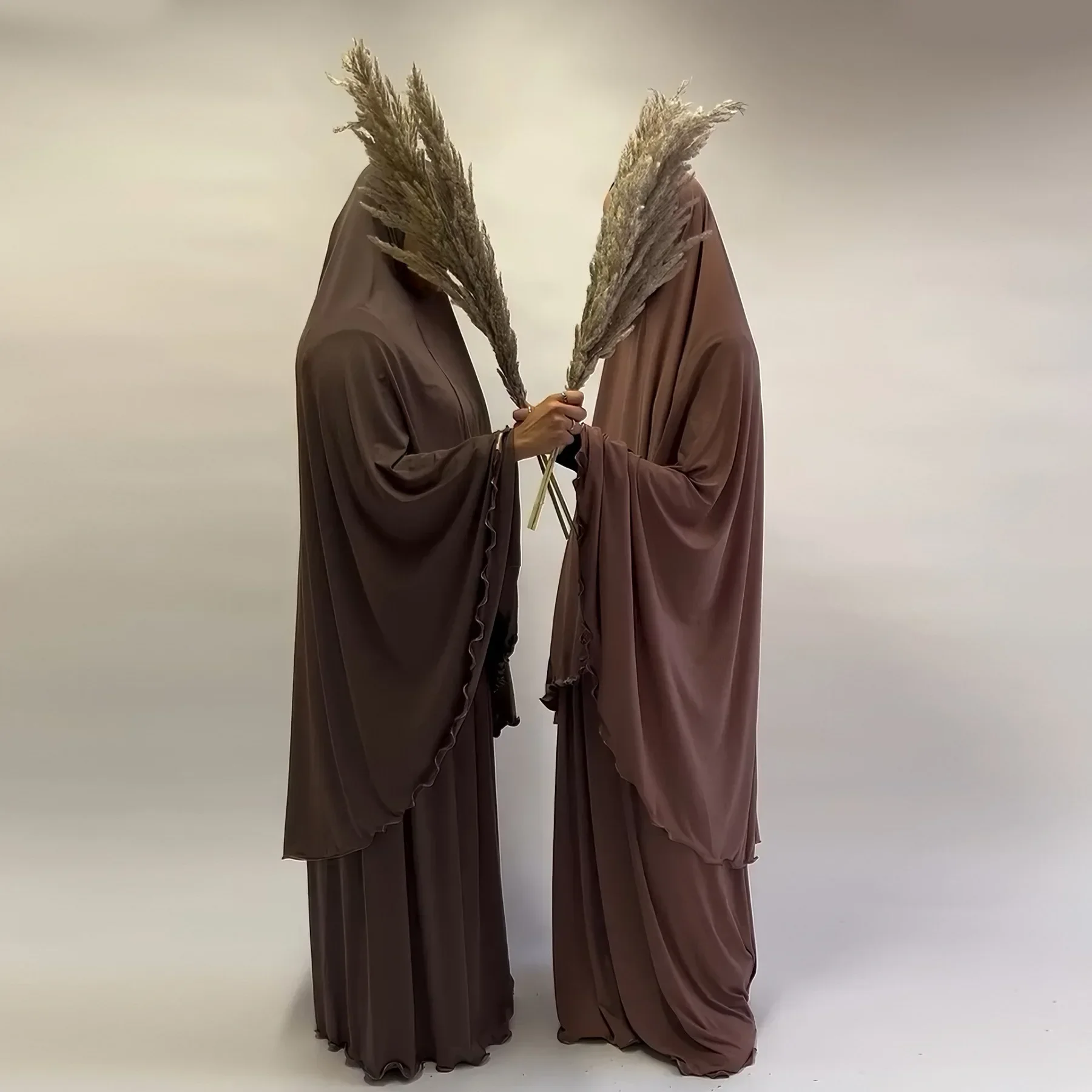 

Новый комплект: большой химар, хиджаб, абайя, платье для молитв, турецкий кебайя, роба, джалабия, арабская роба, исламская одежда для мусульманок