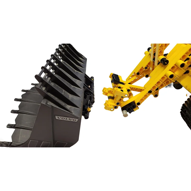 1527 Teile MOC Technischer Raupenlader Modellbausatz Konstruktionsspielzeug Weihnachtsgeschenk DIY Kreative Idee Bildungsbausteine