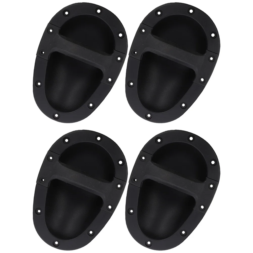 

4pcs Speaker Handle Plastic Bucket Barrier Side Grip For Amplifier Case Replacement Outdoor Sound Box Carry Accessory Handle