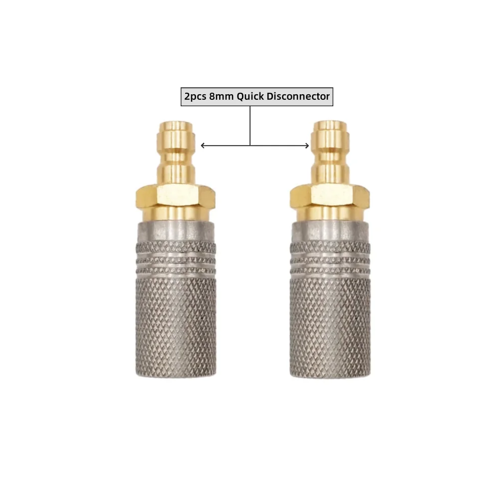 HPA Extended Air Charging Quick Release Adapter 8mm Fill Coupling Socket