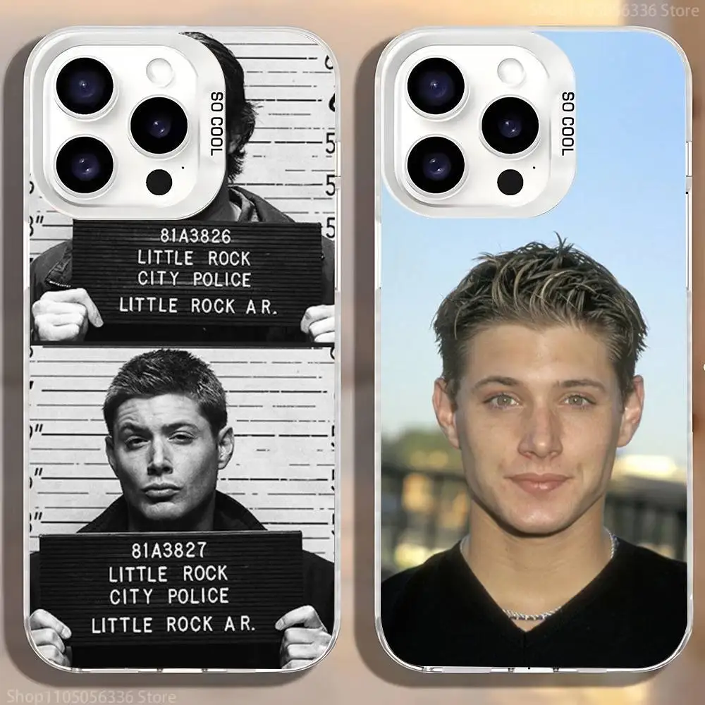 

Celebrity D-Dean Winchester Phone Case For iPhone 16,15,14,13,12,11,Mini,Pro,SE,MAX,plus,White Matte Shockproof Cover