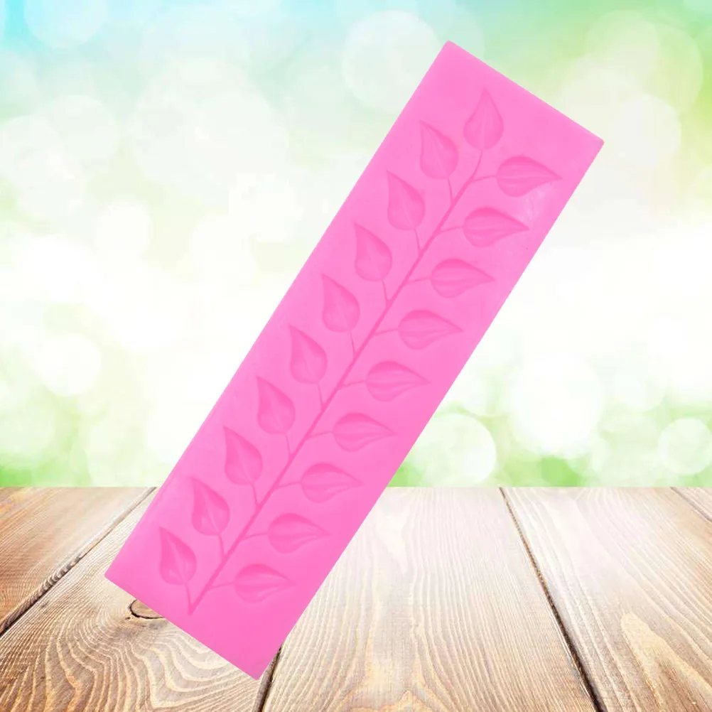 Molde de Silicona con Forma de Hoja de Árbol para Fondant, Antiadherente, Ecológico, Premium, para Chocolate, Dulces, Repostería, Postres DIY y Cubitos de Hielo
