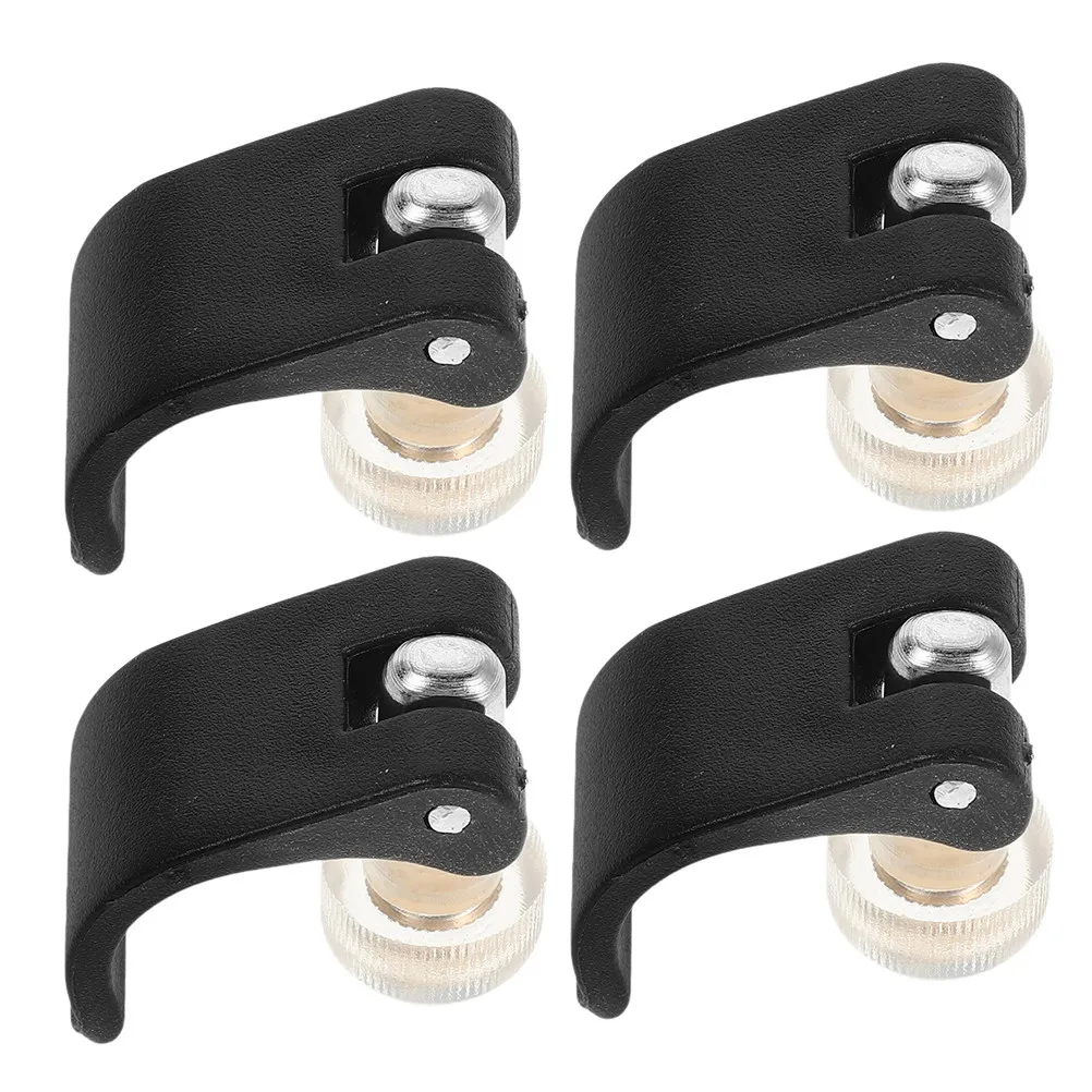 4Sets Universal Trekking Pole Lock Buckle Lightweight Portable Outdoor Walking Pole Accessories for Hiking Climbing