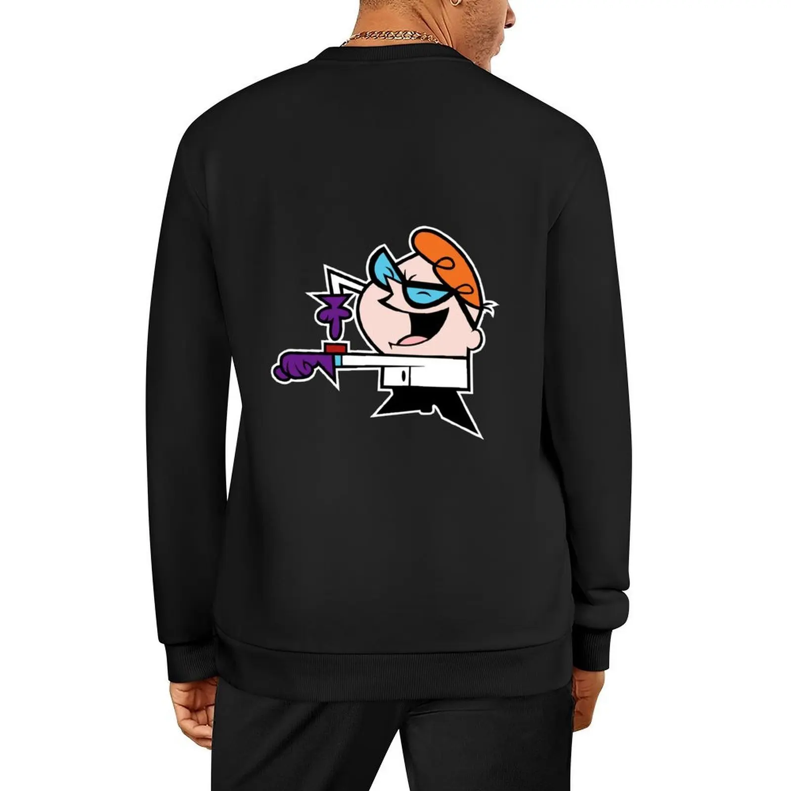 

Dexter's Laboratory - Dexter Sticker Pullover korean clothes tracksuit korean autumn clothes winter clothes sweatshirts men