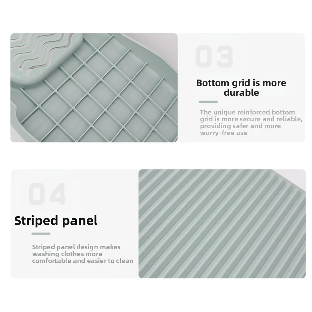High Quality Multicolor Wash Board Thickened Hand Wash Washboard Soap Holder Design Plastic Laundry Boards Dormitry