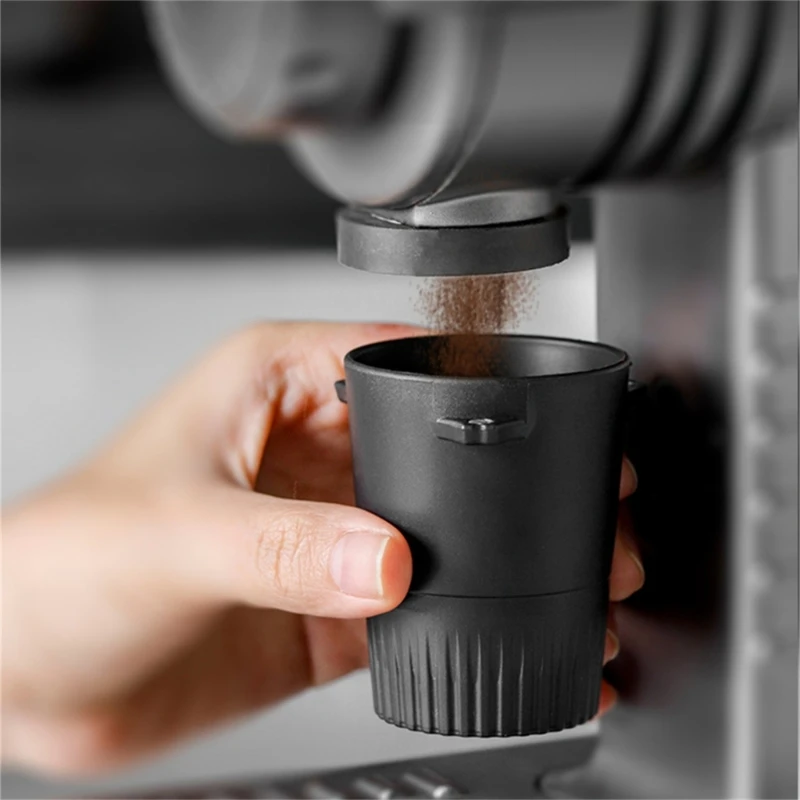 

Coffee Dosing Cup Powder Cup Grinder Sniffing Mug Powder Feeder Fit for 51mm/53mm 58mm Portafilter Grinder Barista Dropshipping