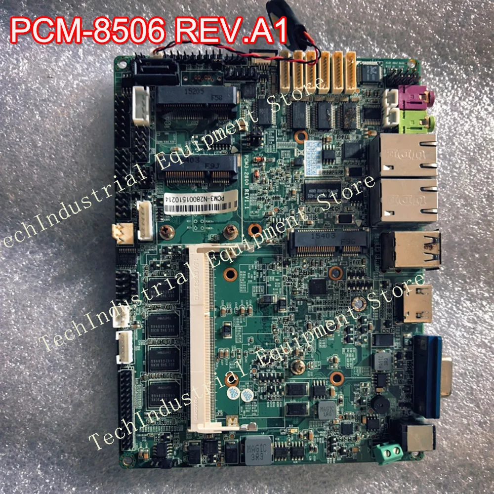 PCM3-2800 REV1.1 RS232/485 Embedded Dual Gigabit Network Port Motherboard PCM3-N2800