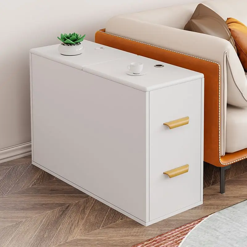 

Nordic sofa side cabinet locker modern simple sofa small side cabinet