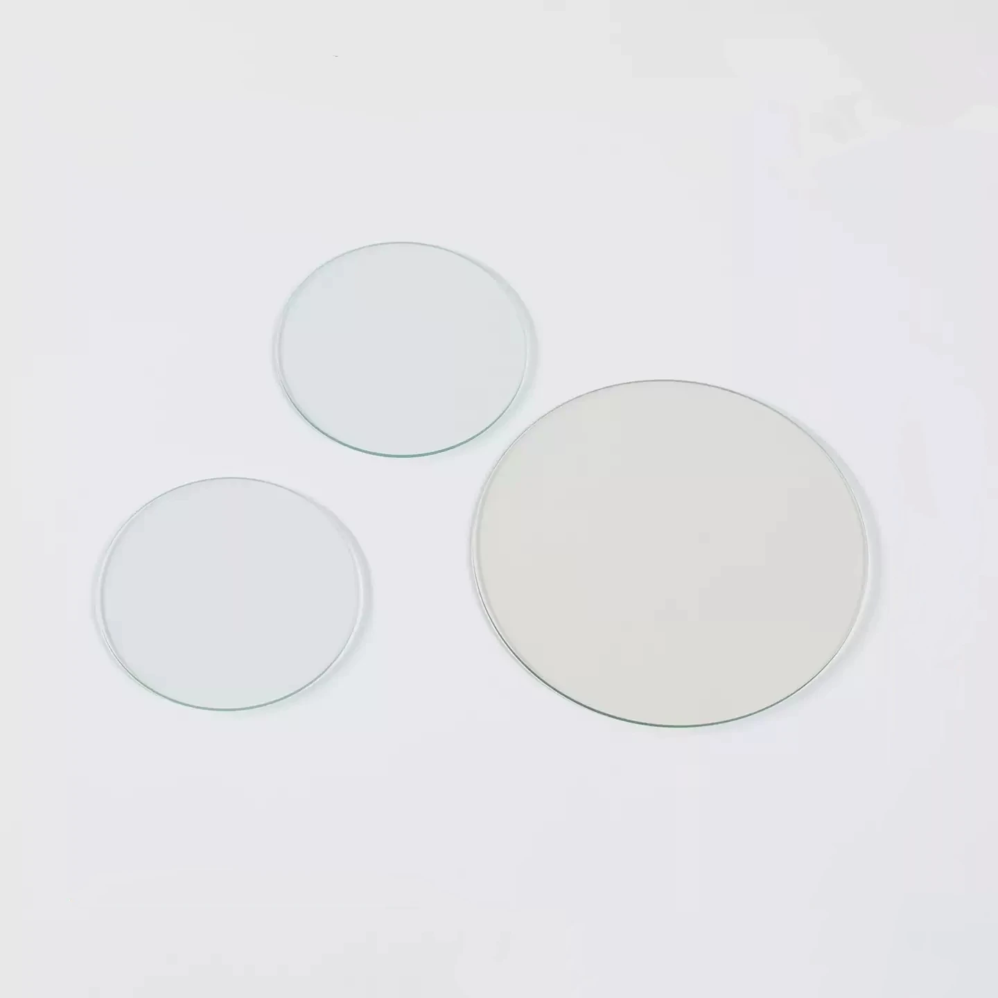 D10/20/50/100/150/200mm Thick 1.1mm 7-10Ohm/Sq ITO Conductive Glass Wafer ITO Coated Optical Glass Plate 1-8 inch