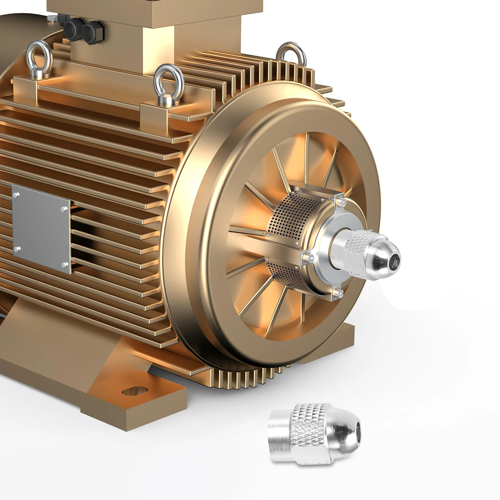 

1Set Electric Grinding Drill Collet High Durability Brass Construction for Smooth Operation in Home Hardware Projects