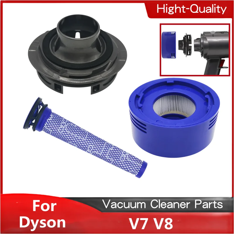 Motor Back Cover Hepa Post Filters For Dyson V7 V8 Trigger Animal Vacuum Cleaner Motor Rear Cover Front Filter Replacement Parts