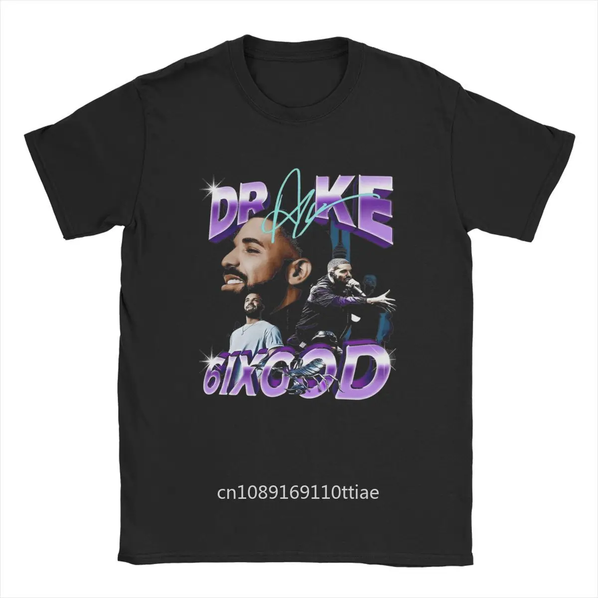 Vintage Drizzy Drake Season Ablum T-Shirt for Men O Neck 100% Cotton T Shirts Short Sleeve Tees Graphic Tops