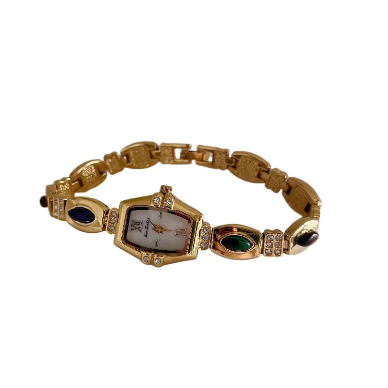 Classic Trend Ladies Watch Elegant Simple Retro Waterproof 2025 Quartz Watch Birthday Gift