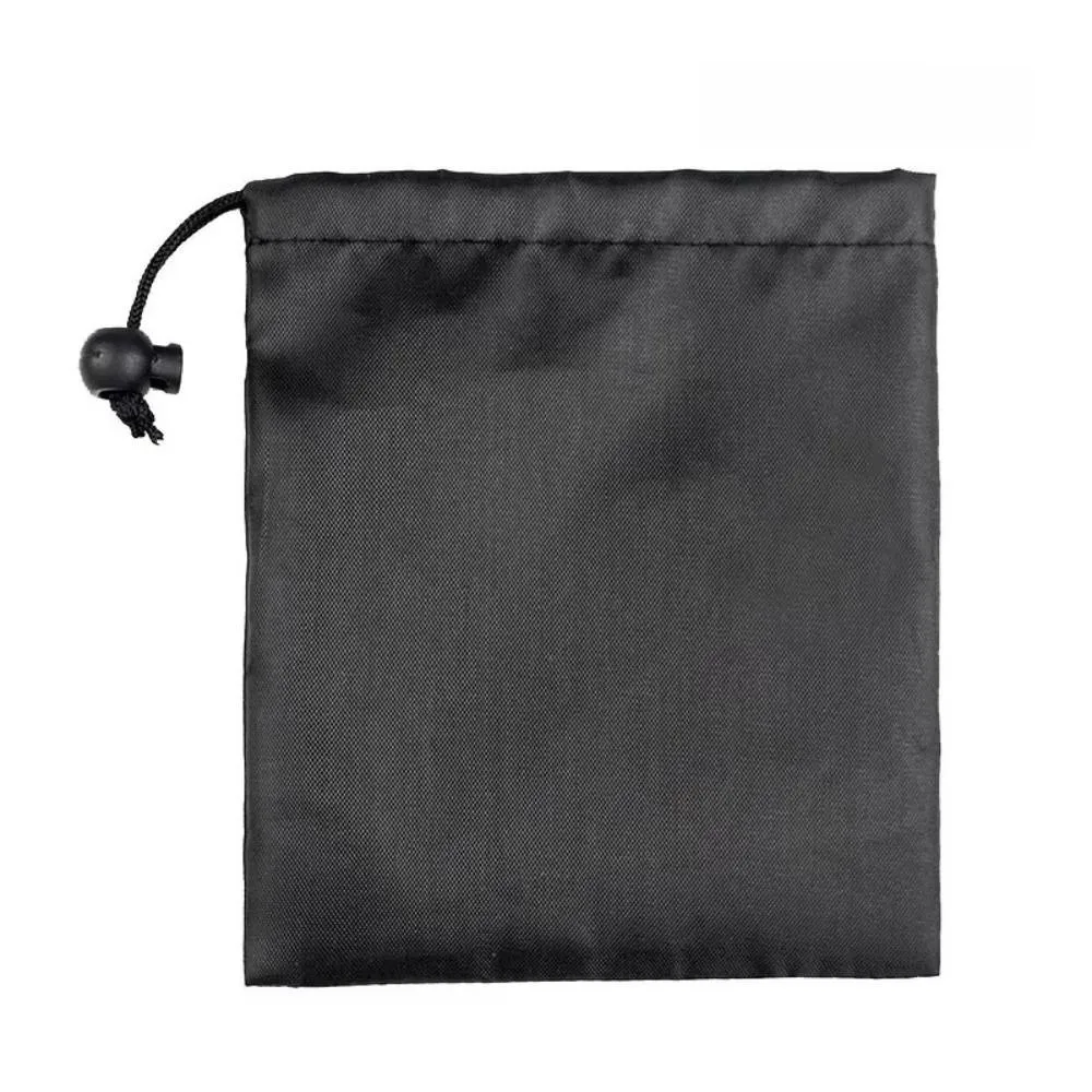 Drawstring Storage Pouch - Waterproof Nylon Portable Bag - close-up view