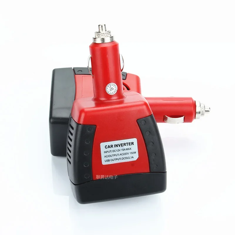 Car Inverters 150W Car Auto Power Inverter DC 12V to AC 220V/110Vwith USB Ports 2.1/1.5A Charger Splitter Car Accessories