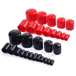 Rubber End Cap Stopper Protective Sleeve Silicone Ring Cover Cable Gland Plastic Grommet Seal Soft Sheath Plugs Holes Screw Caps