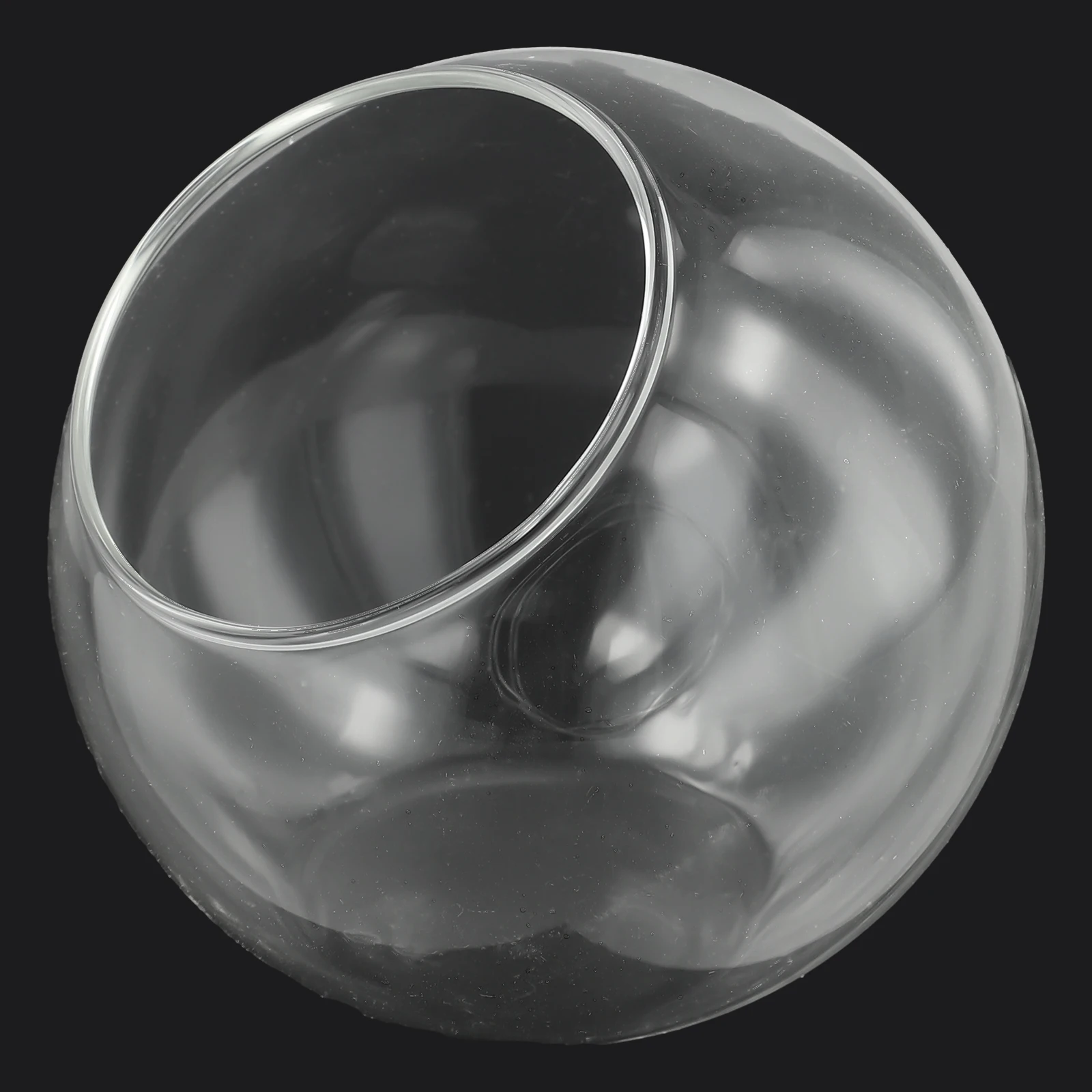 Practical Party Bauble Balls Clear Glass Decorations Excellent Flower Portable 8/10/12cm Angled Container Terrarium