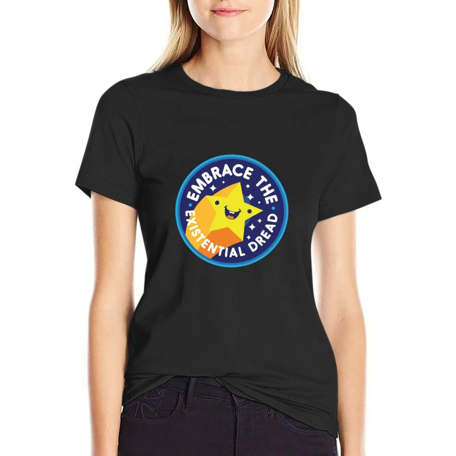 

Embrace The Existential Dread T-Shirt Blouse plus size tops tops tops Women