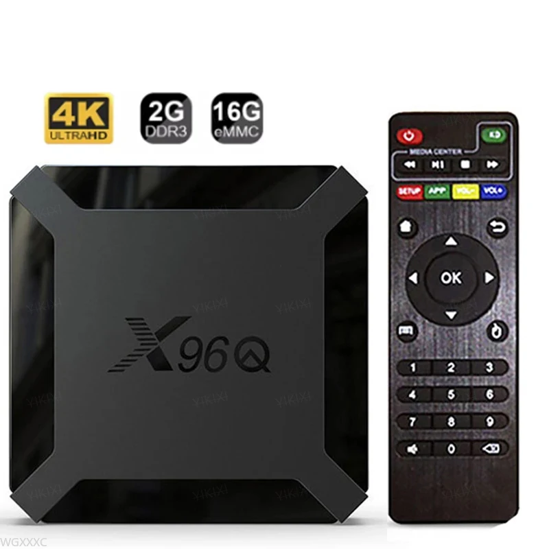 X96Q TV Box Android 10 2.4G Wifi Smart TV BOX Allwinner H313 رباعي النواة 2GB 16GB 4K مشغل الوسائط استقبال Andriod Set Top Box