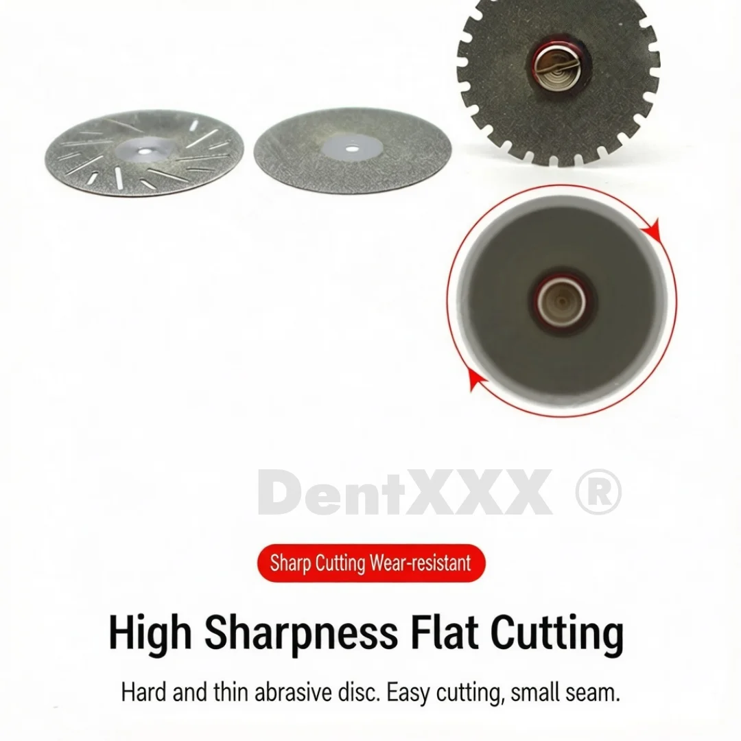 Ultra-Thin Double-Sided Diamond Grinding Discs – 0.20mm Cutting & Polishing Blades with 2.35mm Shank