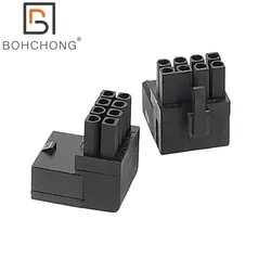 4.2mm 8Pin PCI-E GPU 90 Degree Extension Connector Adapter 8P PCIE Turning Head Plug