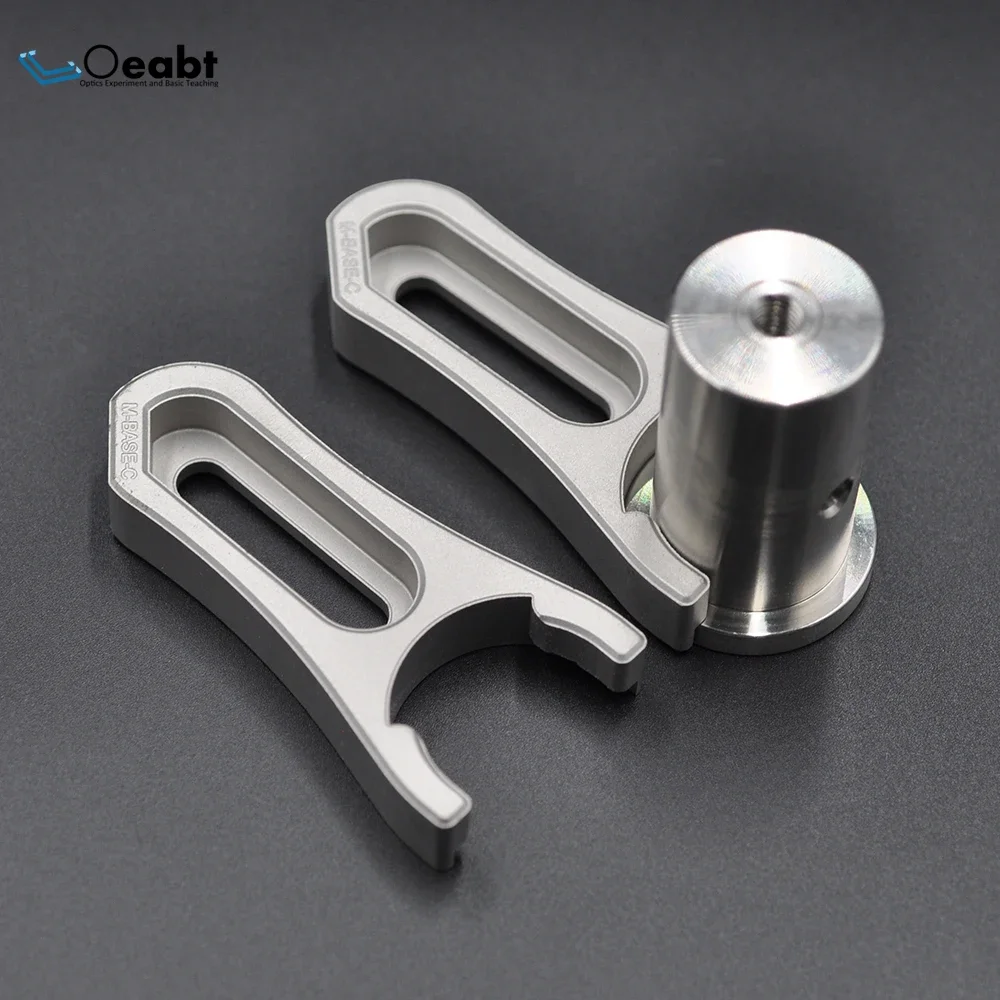 Oeabt M-BASE-C Optical Stainless Steel Fork Press Plate Breadboard Fixing Element Precision Experiment Base