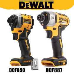 DEWALT-Impact Driver Power Tools, Bateria De Lítio Sem Escova, Chave Elétrica, Apenas Regulamentação De Velocidade, Chave De Fenda, 20V, DCF850, DCF887