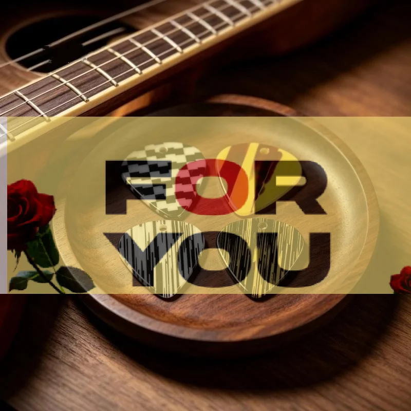 【OD】10Pcs Guitar Picks Plectrum With Bag Celluloid Electric Smooth Guitar Pick Bass Acoustic Electric Guitar Accessories
