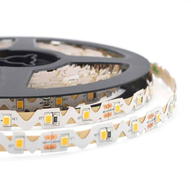 

12V 5V LED Strip Light Tape S Shape 2835 60LED/m 5M Flexible Warm White LED Light Strip 12V 5V For Room Bedroom TV Backlight