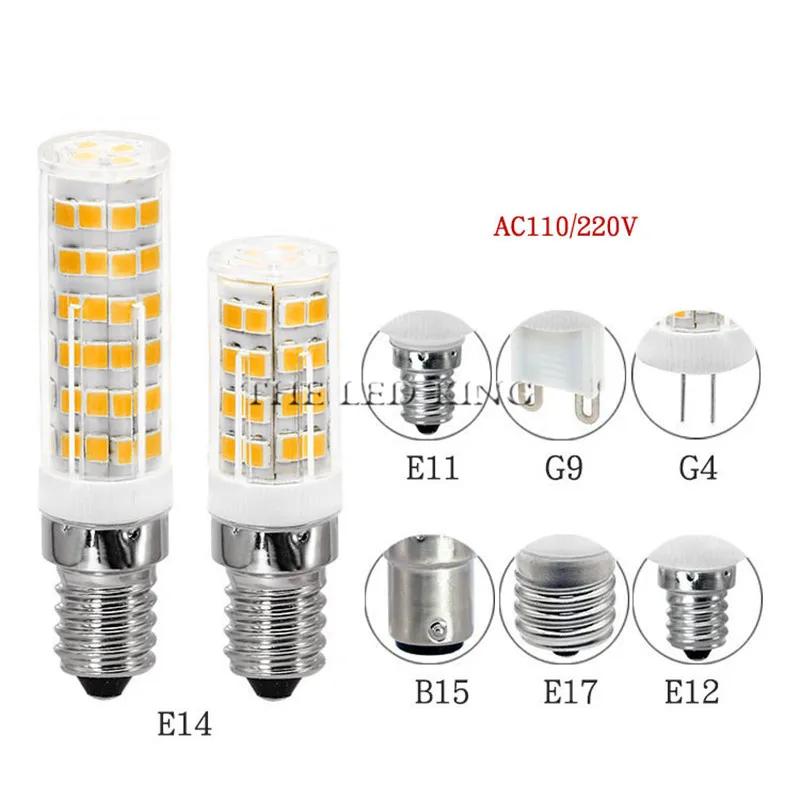 E14 lâmpada led e12 bulbo de milho 2835 smd casa decoração bulbo 220v lamparas led g4 g9 lâmpadas 110v economia de energia iluminação interior