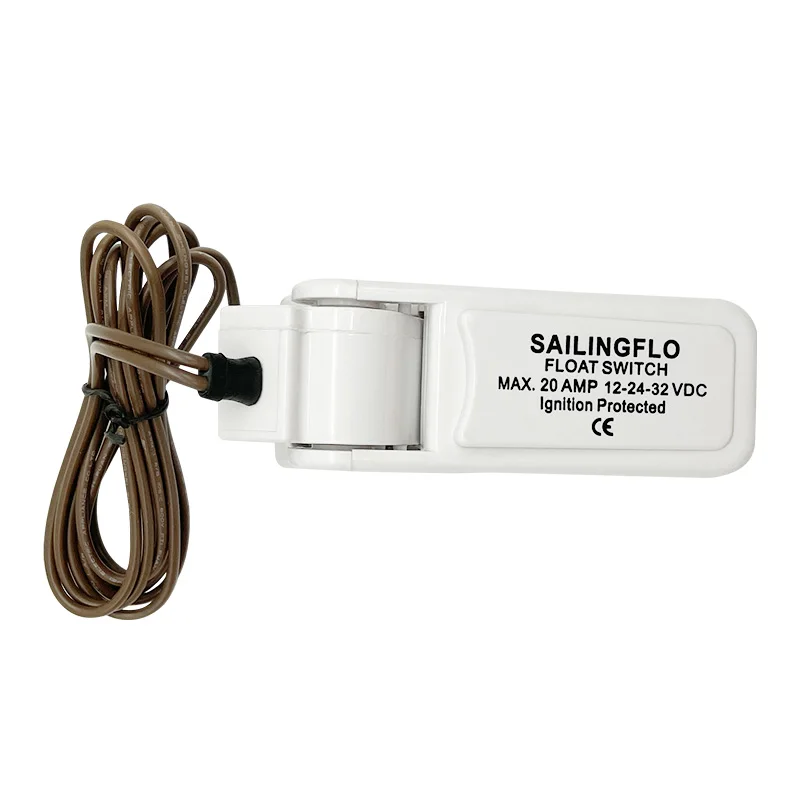 DC 12V-32V Bilge Pump Float Switch 20A Convert Manual Bilge Pump to Automatic For Fishing Vessel Bilge Drainage