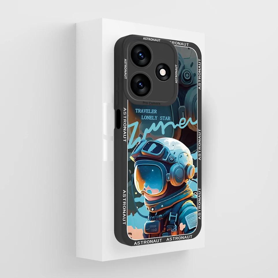 Custodia per Tecno Spark 10 10 Pro 10C bellissimi fiori retrò custodia protettiva in Silicone liquido Coque per Spark10 10Pro 10 C Funda