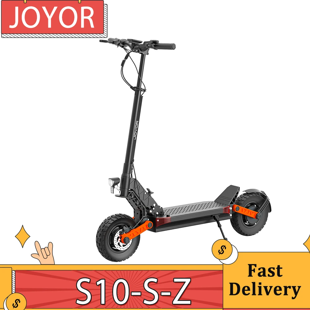 JOYOR S10-S Electric Scooter 10 Inch Air Tires 60V 18Ah Battery 2*1000W Dual Motor 65Km/h Max Speed 70-85KM Range 120KG Max Load