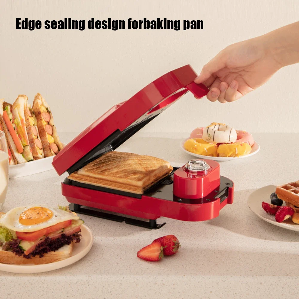 Electric Multifunction Sandwich Waffle Maker Baking Takoyaki Pancake Maker Timed Breakfast Machine Mini