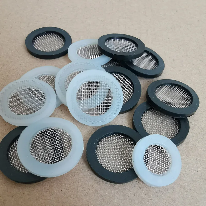 20-teiliges Filternetz-Dichtungsset 1/2'' 3/4'' Duschdichtung O-Ring Schlauchdichtung Flache Unterlegscheibe Gewindedichtung für Duschdüsenanschluss Armaturen-Dichtung – Detail 3