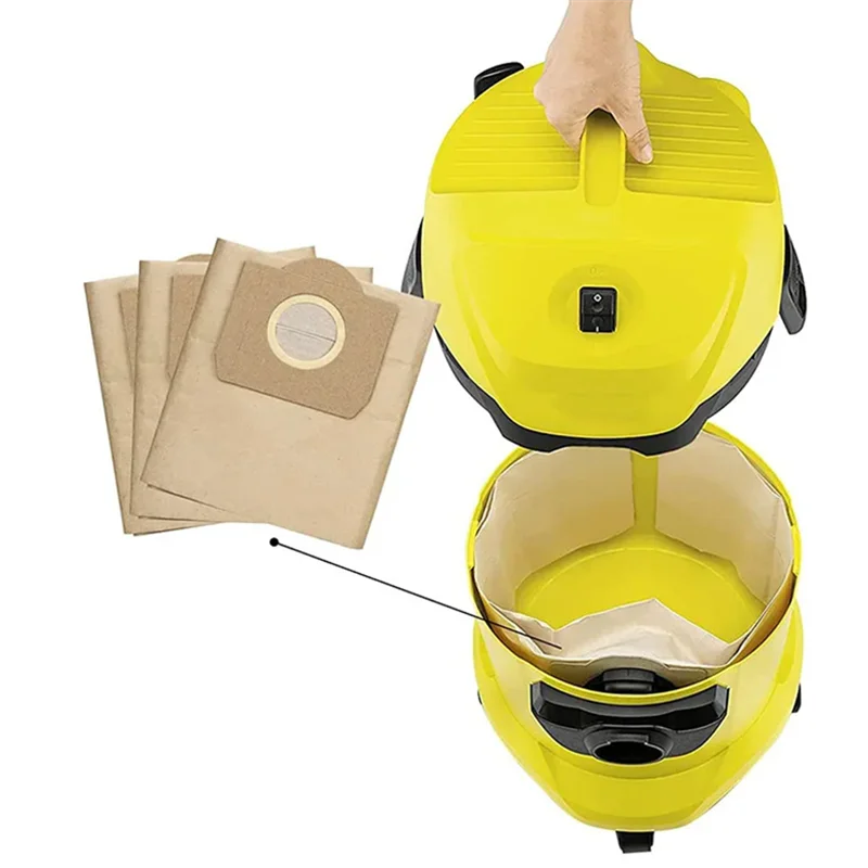 

Мешок для пыли A24P для KARCHER WD3 Premium WD 3,300 M WD 3,200 WD3.500 P 6,959-130 RB88 RU100 RU101 A2204 A2656 Доступ к пылесосу