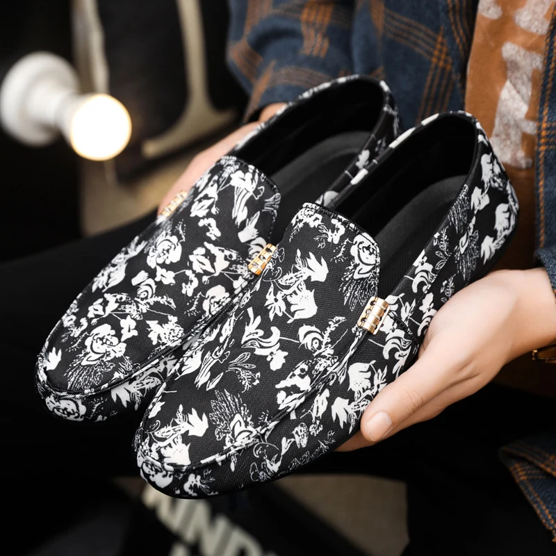 

Летняя мужская повседневная обувь на платформе, прогулочные кроссовки для бега, дышащие мужские тканевые лоферы, удобные слипоны для вождения