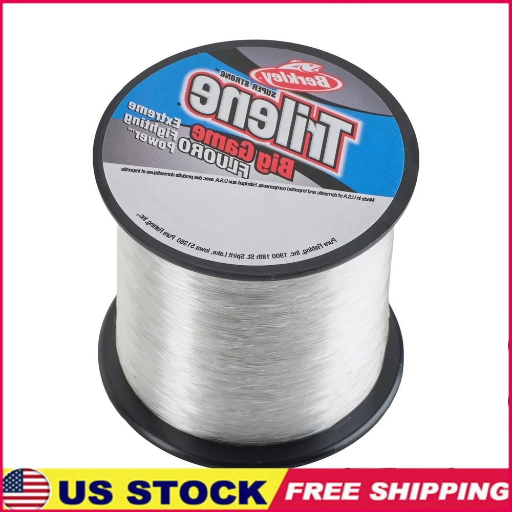 

Trilene Big Game Fluorocarbon Fishing Line 6lb Test Strength 350yd Clear Sensitive Durable Strong Knot Resistant Freshwater