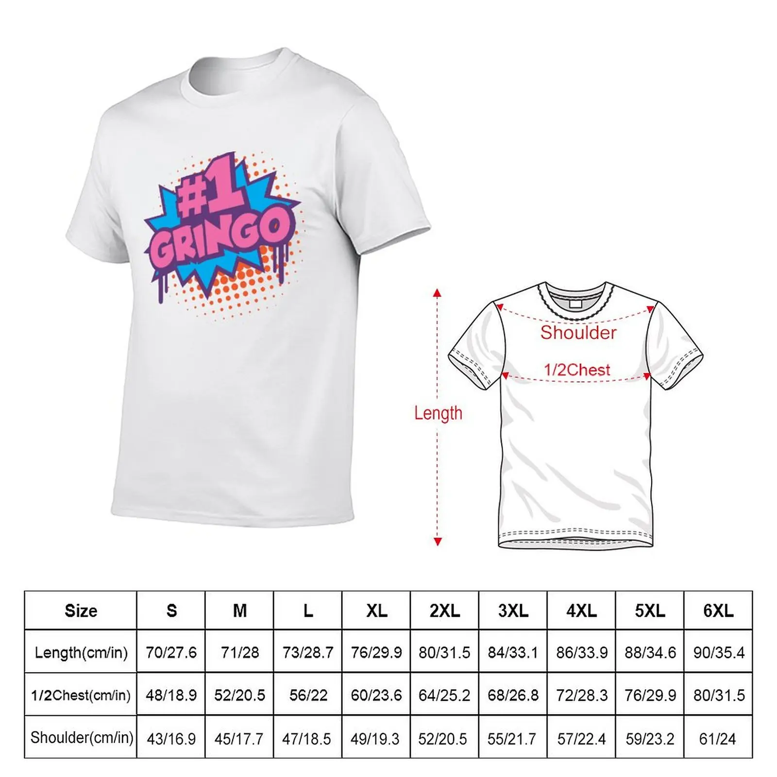 No.1 Gringo T-Shirt Simple Graphic Design T-Shirt