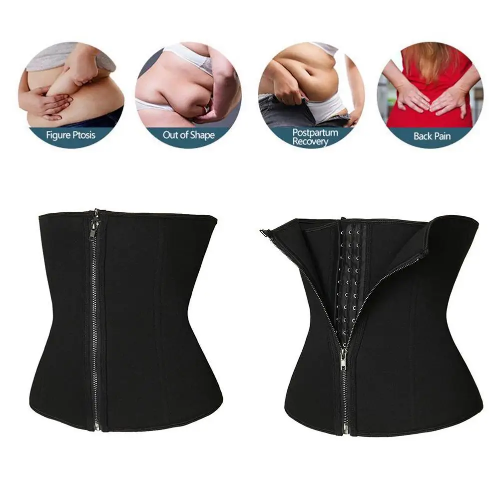 Buckle Shapewear Zipper Belly Retraction Belt Court Belly Reduction Plastic Belt To Show The Figure Of Girls Gain