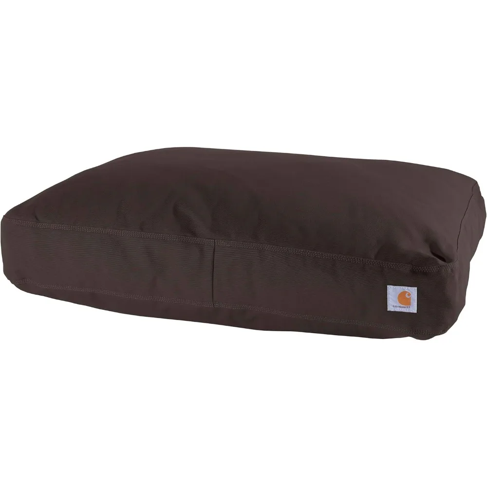 

Carhartt Gear P0000273 Large Pet Bed - One Size Fits All - Dark Brown, 28.0"L x 20.0"W x 4.3"Th