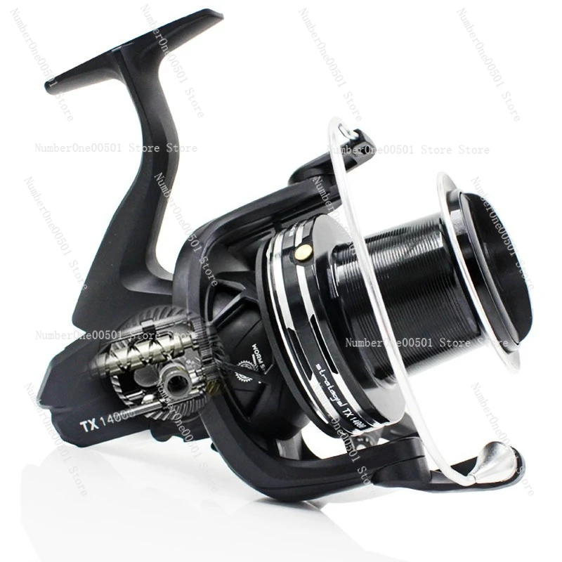 

TX14000+12000 Type Full Metal Double Line Cup Fishing Wheel with Slow Descent Function Carp Wheel