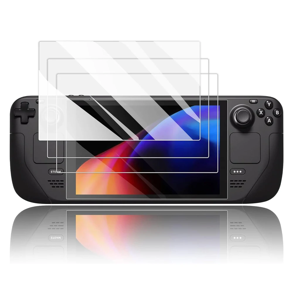 زجاج مقسى ممتاز لوحدة تحكم ألعاب سطح البخار صمام 9H واقي شاشة مضاد للخدش لملحقات سطح البخار