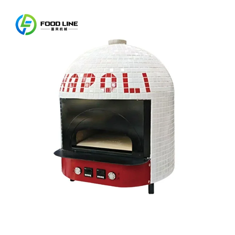 Custom Neapolitan Pizza Oven Electric 500°C Mosaic Tabletop Gas Powered Option for Outdoor Bakery Cooking customized Commercial
