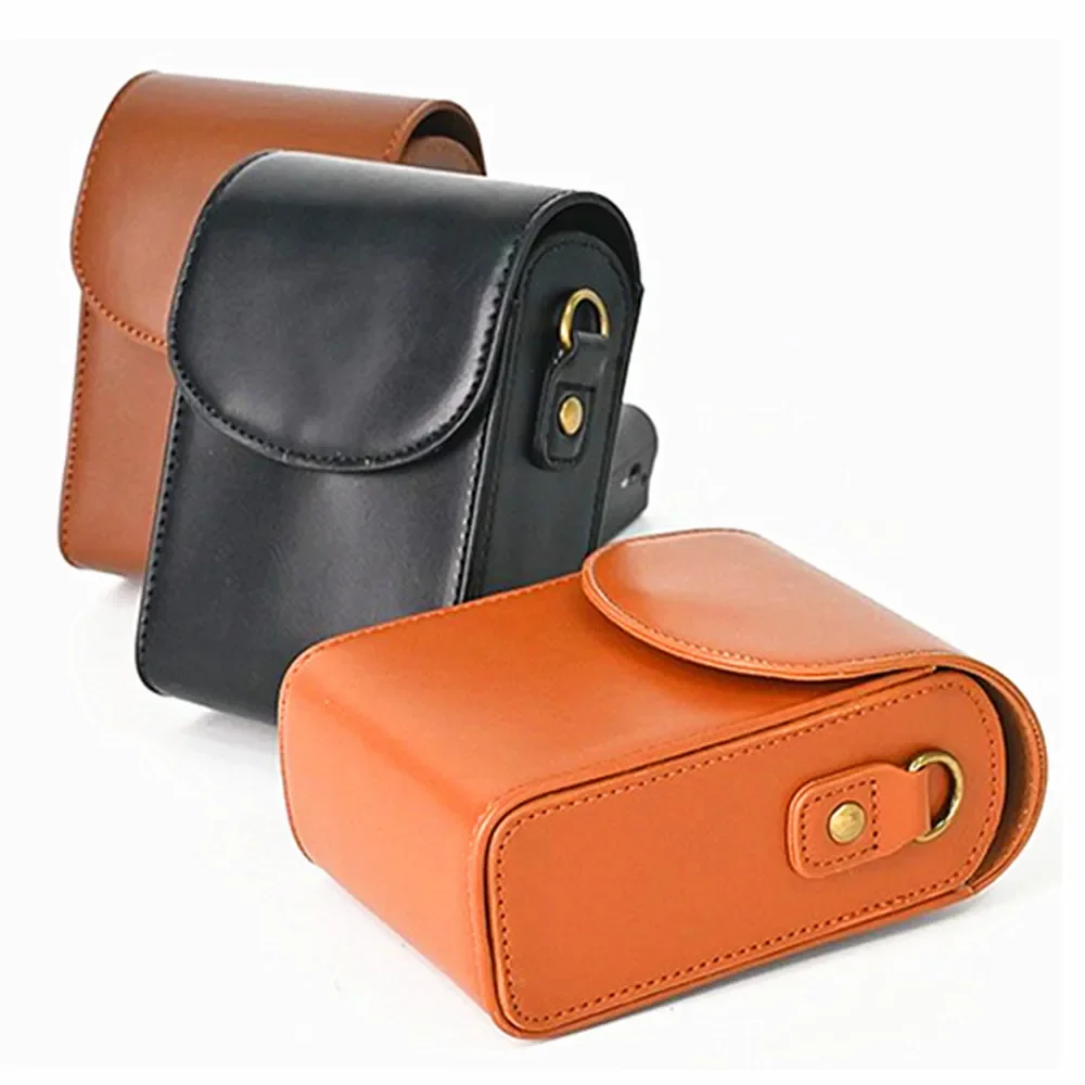 For Panasonic Lumix LX10 LX15 TZ96 TZ95 TZ90 TZ80 TZ70 TZ60 TZ50 TZ40 TZ30 TZ20 TZ10 ZS70 ZS50 ZS30 ZS20 Camera Bag Leather Case