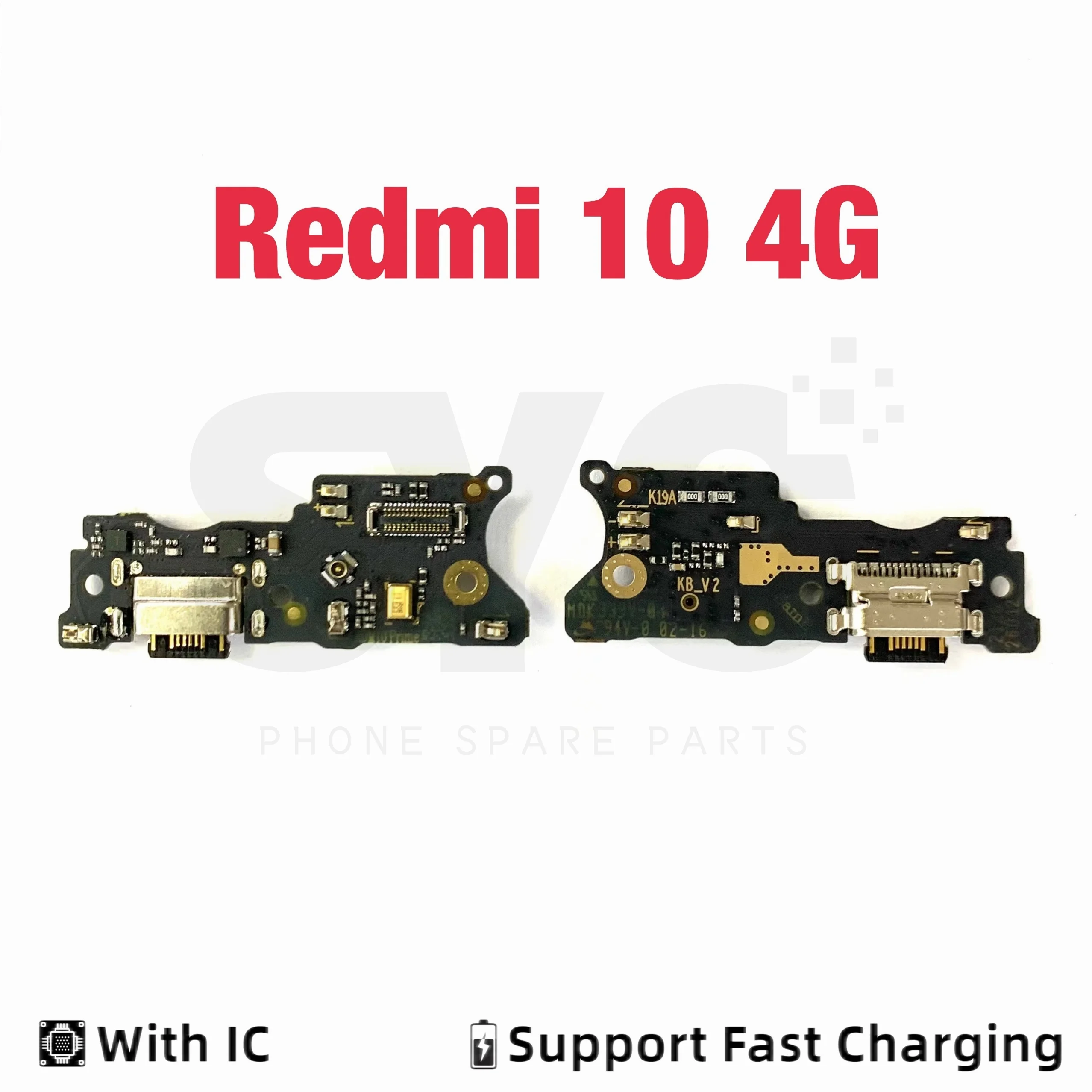 

SYC New USB Charging Port Board Flex Cable Connector For Redmi 10 10A 10C 10 Prime Microphone